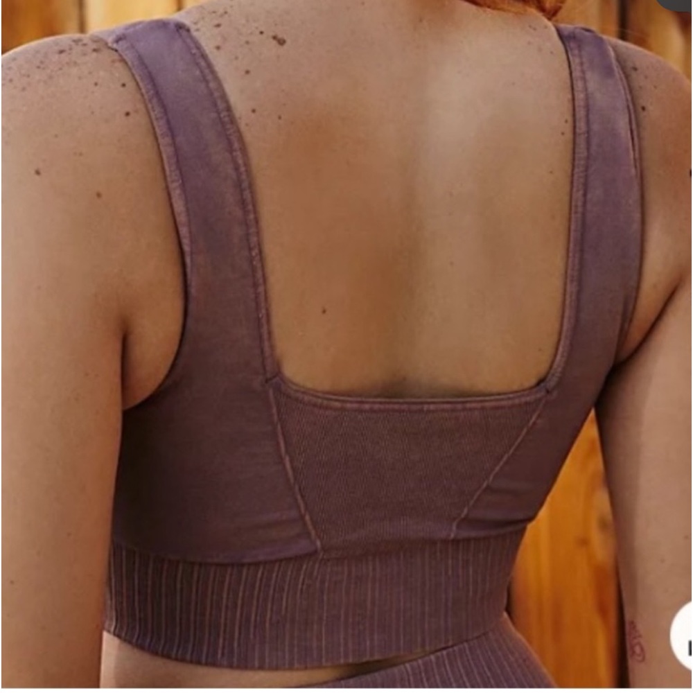 NWOT - Free People Good Karma Square Neck Bra - Size XS/SM Brown - Picture 3 of 8